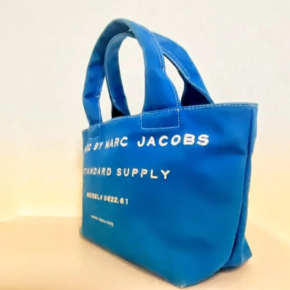 EUC Marc by Marc Jacobs Blue Jean Tote Bag  Preloved Beautiful Bag - Picture 5 of 9